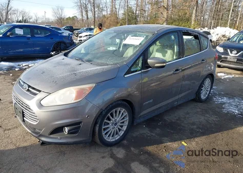 2013 Ford C-Max Hybrid Sel z USA, uszkodzony, nr VIN 1FADP5BU3DL555559